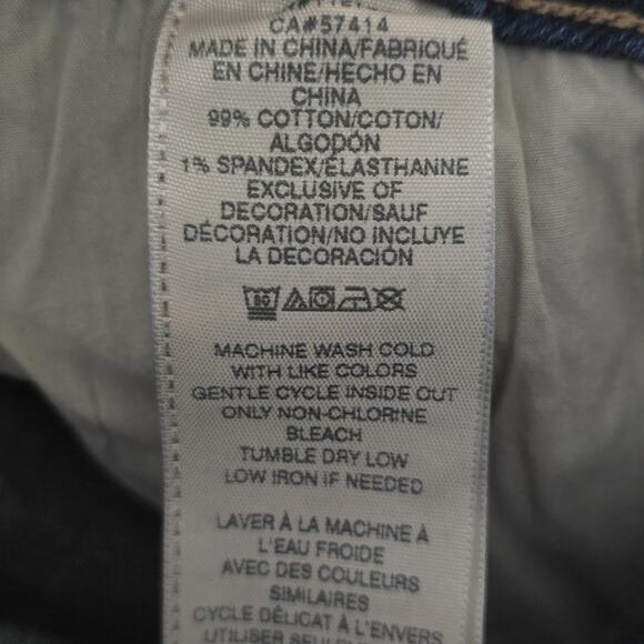 True Religion Bootcut Jeans Womens Dark Wash Denim Zipper Pocket‎ Detail - Picture 12 of 12